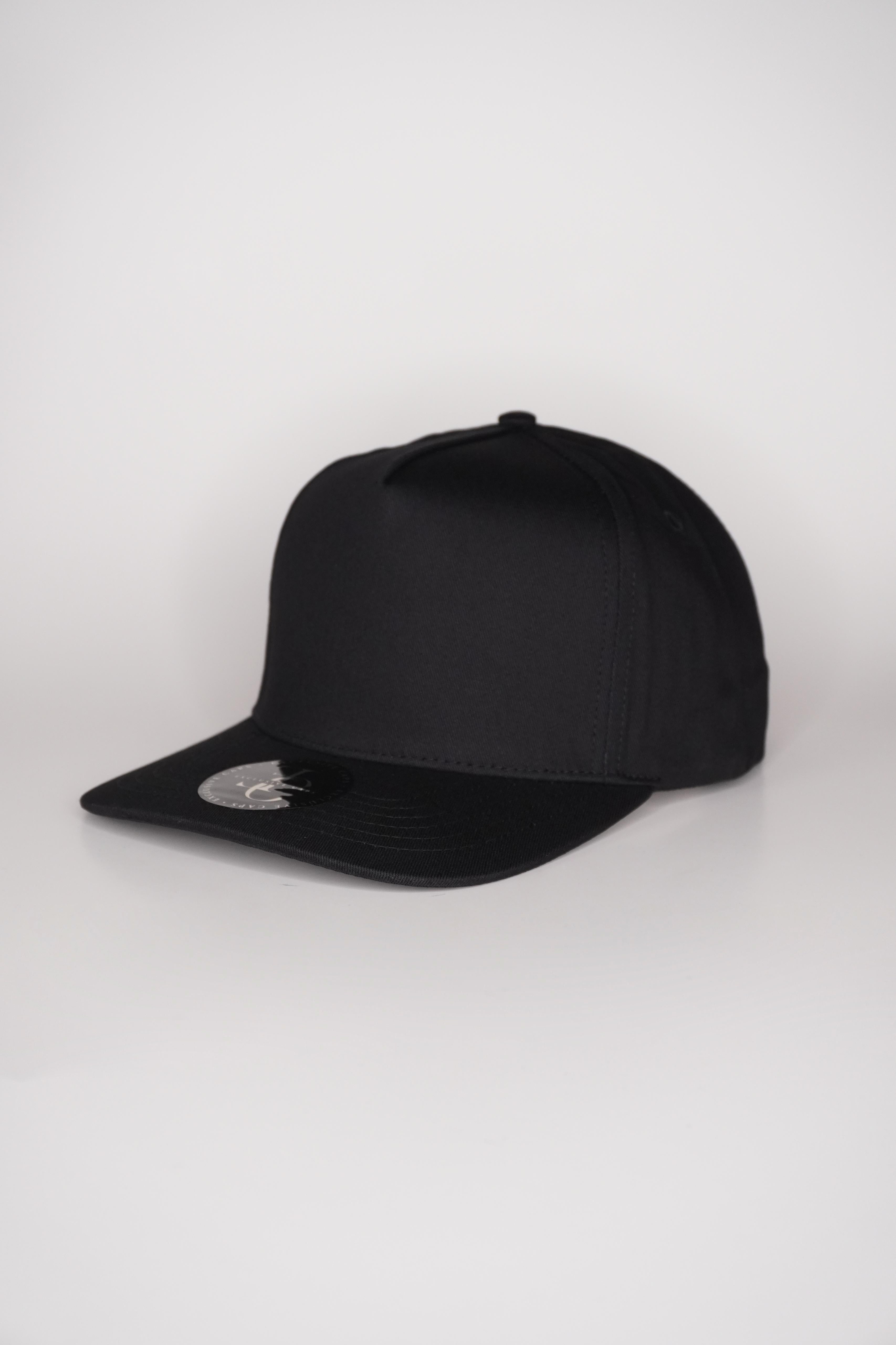 EXCLUSIVE CAPS 804 5 PANEL HIGH CROWN SLIGHT CURVE SOLID