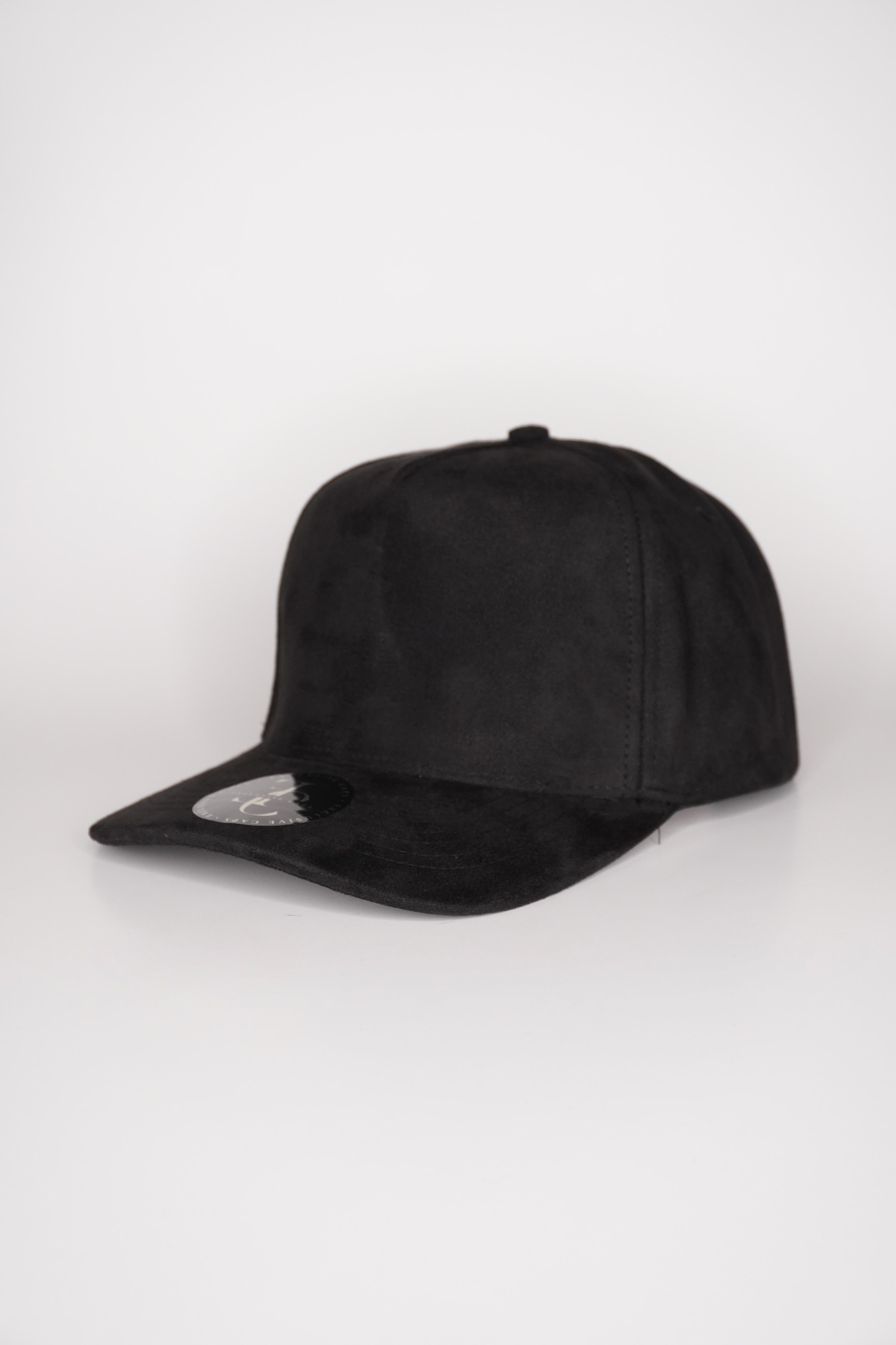 EXCLUSIVE CAPS 804 5 PANEL HIGH CROWN HAT SUEDE